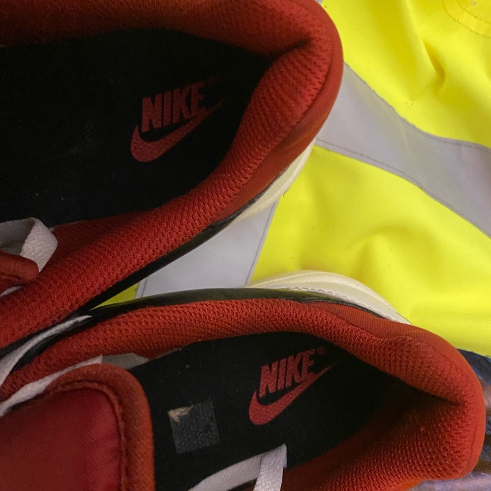 Nike Crimson and White Athletic Shoes